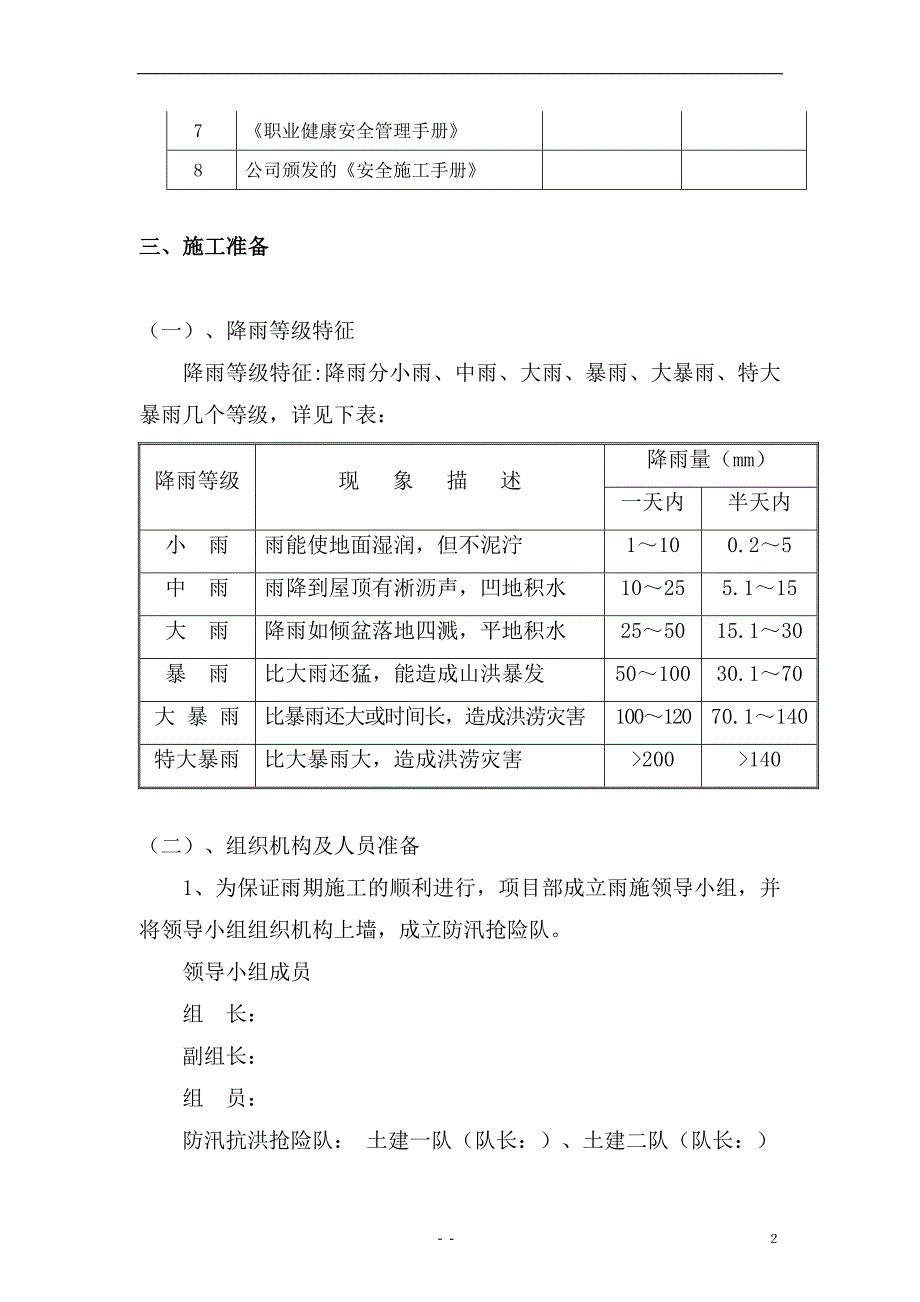 某民用建筑雨季施工方案_第3页