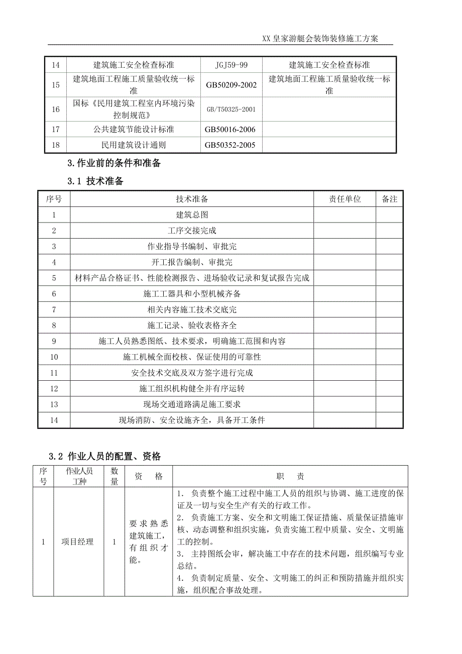 某会馆室内装饰装修工程施工组织设计_第4页