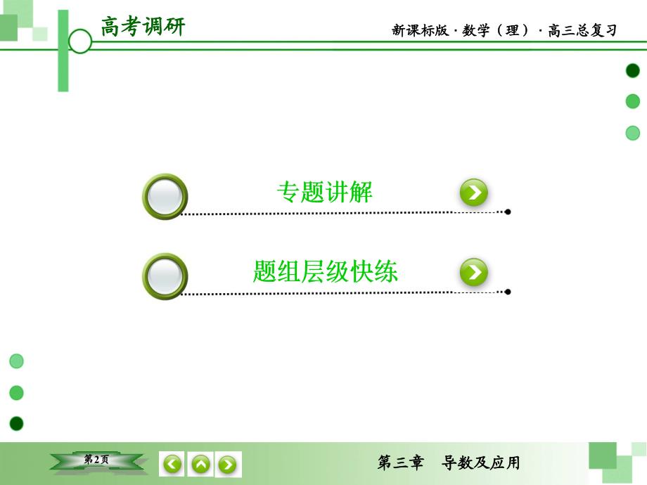 【高考调研】2016届高三理科数学一轮复习微专题研究 3_第2页