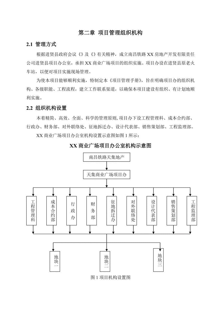 某商业广场项目管理手册_第5页