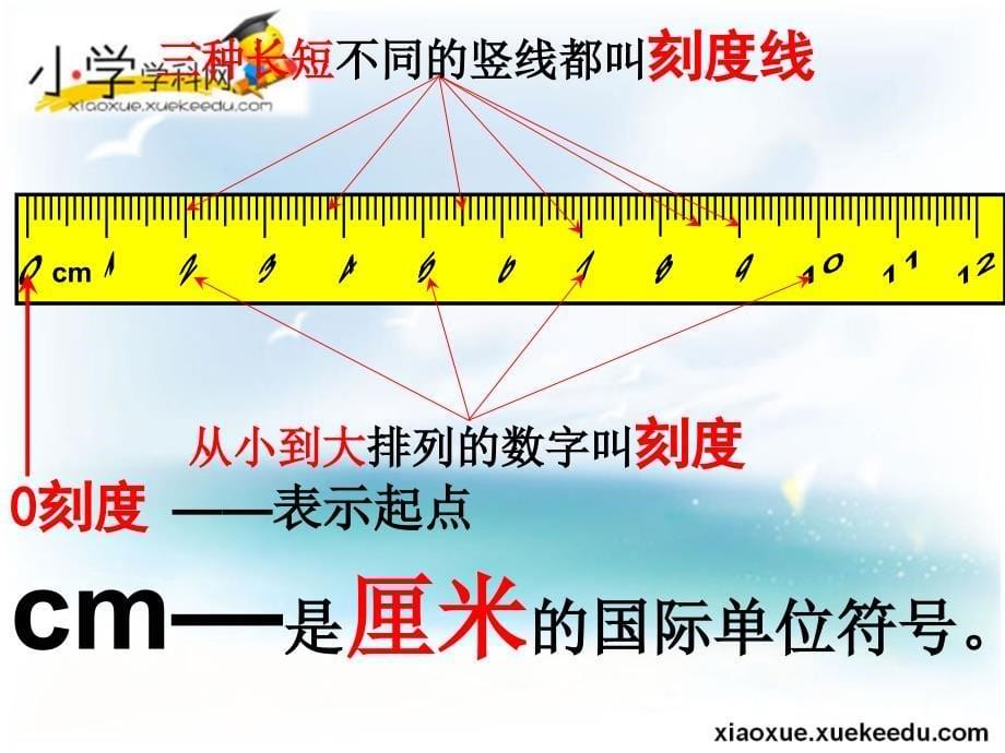 一年级下数学课件-厘米的认识-青岛版(2014秋)_第5页