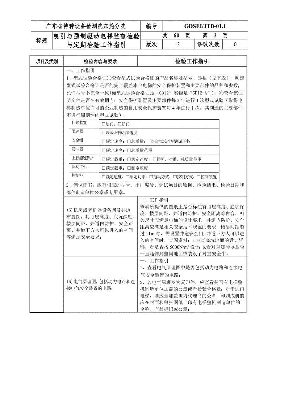 曳引与强制驱动电梯监督检验与定期检验工作指引(广东省)_第3页