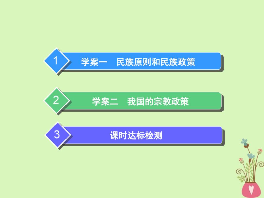 2019届高考政治一轮总复习（a版）第三单元 发展社会主义民主政治 第七课 我国的民族区域自治制度和宗教政策课件 新人教版必修2_第4页