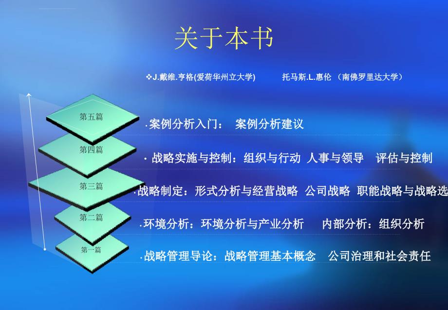 战略管理精要战略制定与控制ppt培训课件_第2页