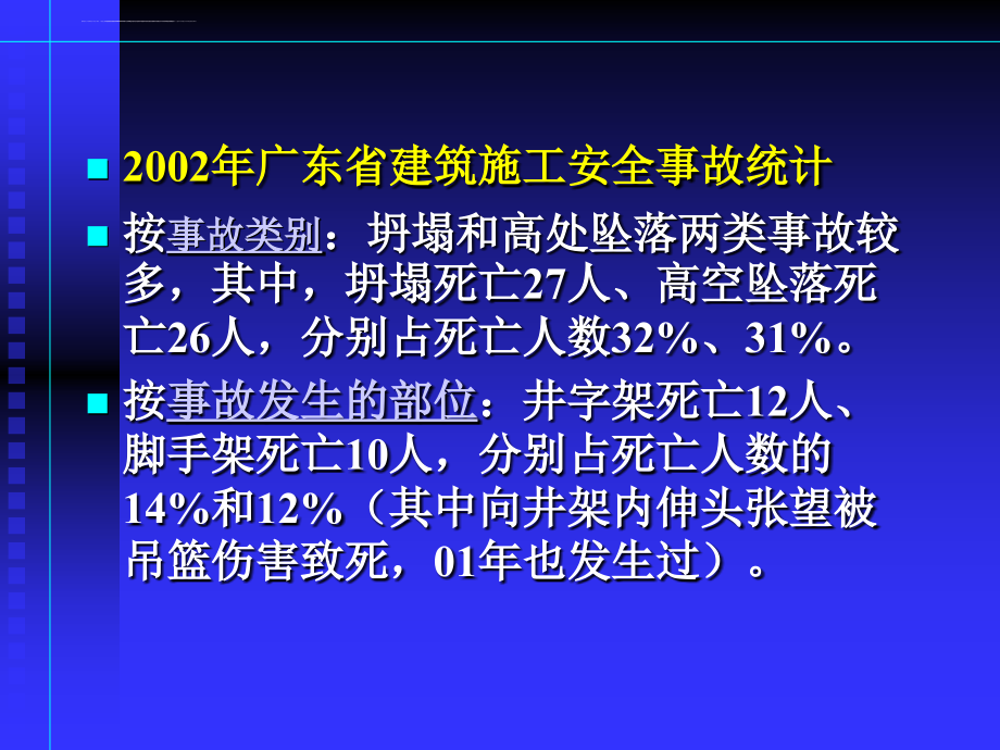 广东省建筑施工安全轮训建筑施工安全技术ppt培训课件_第4页