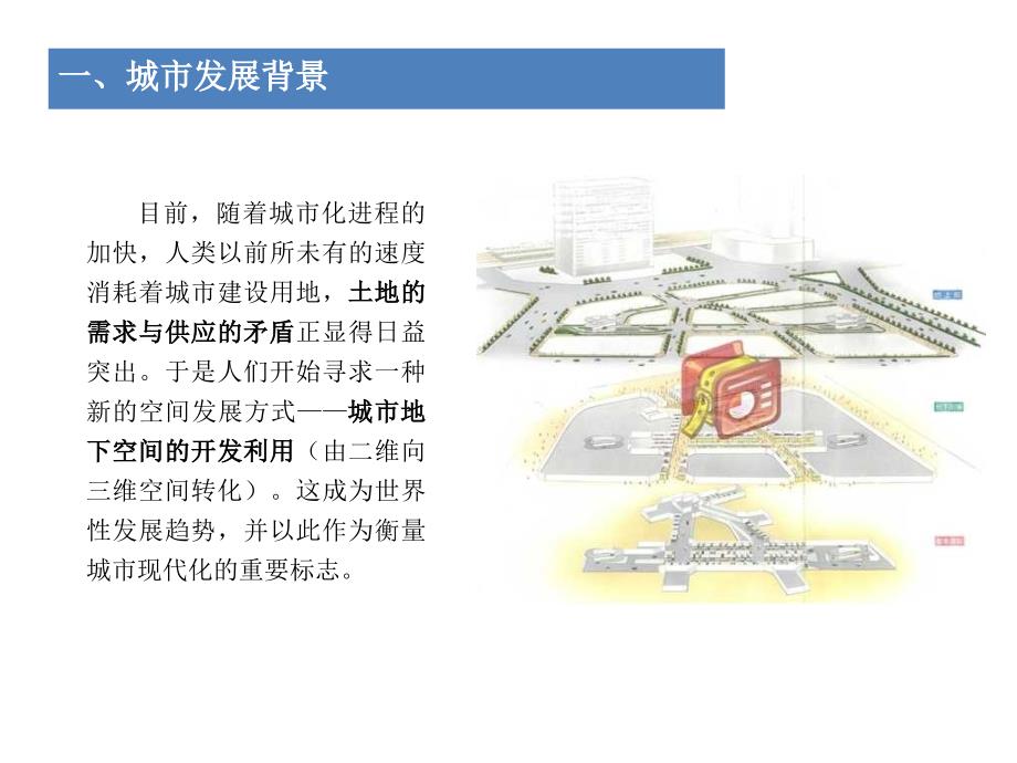 城市地下空间ppt培训课件_第1页