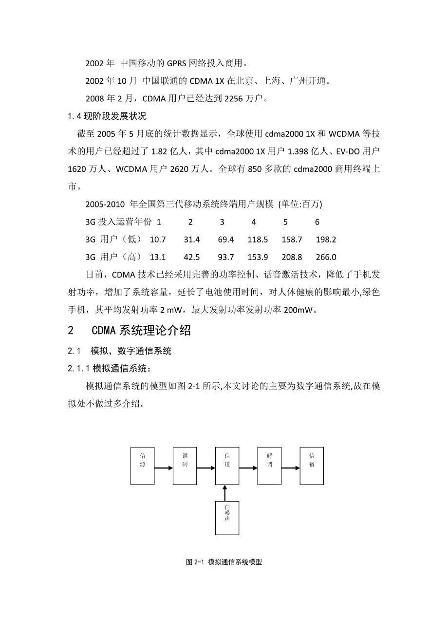 基于matlab的cdma通信系统的仿真设计课程论文 东华大学_第5页