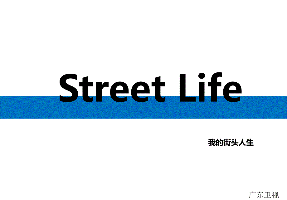 广东卫视streetlife（我的街头人生）栏目策划方案_第1页