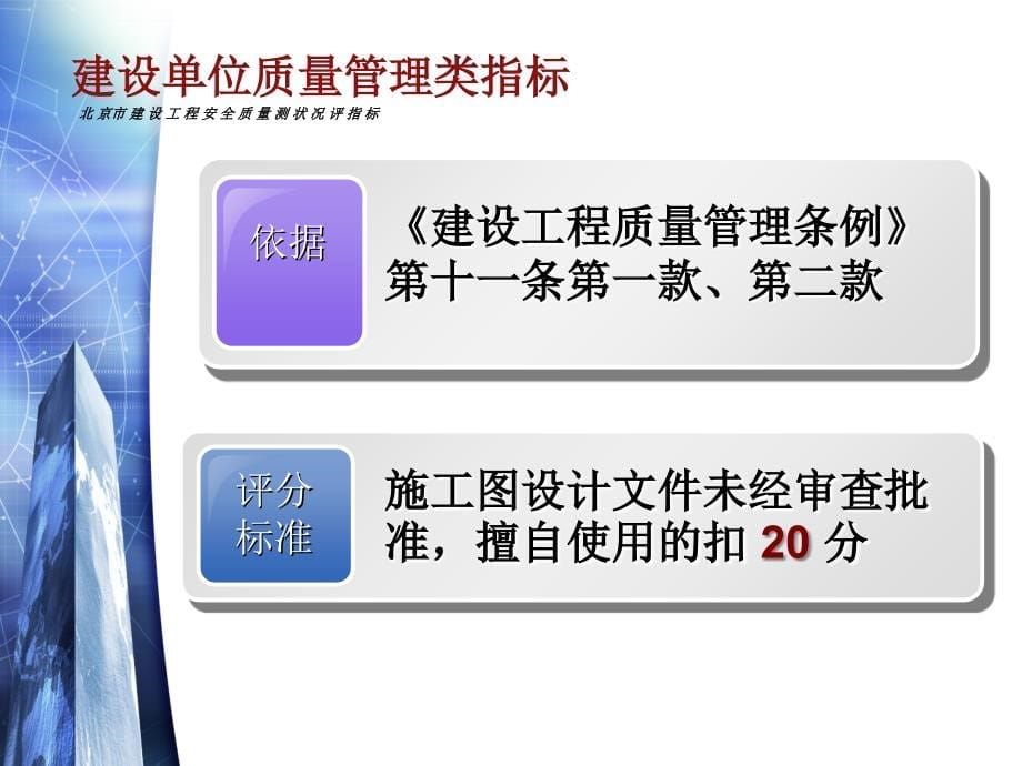 北京市建设工程安全质量测评指标体系ppt课件_第5页