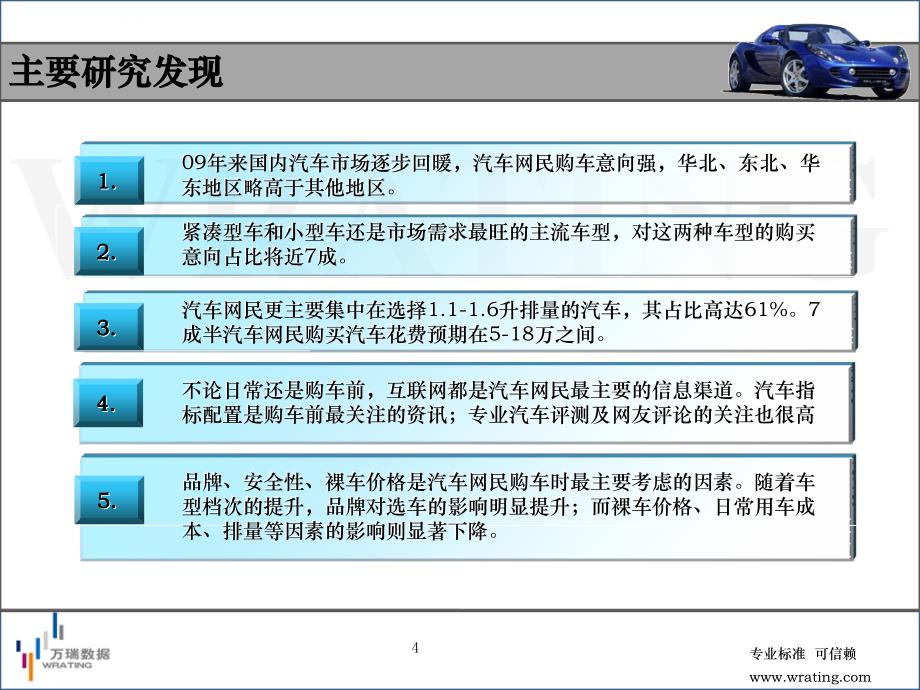 网民汽车需求及品牌偏好报告ppt培训课件_第4页