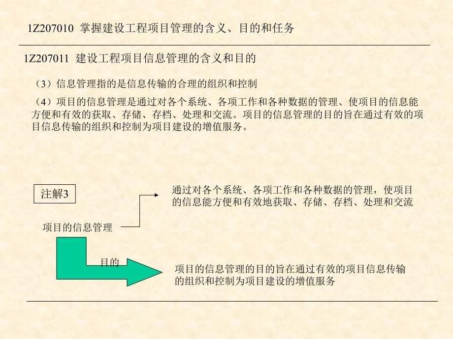 一级建造师综合科目培训之建设工程施工管理讲义2011第三版7信息管理_第5页