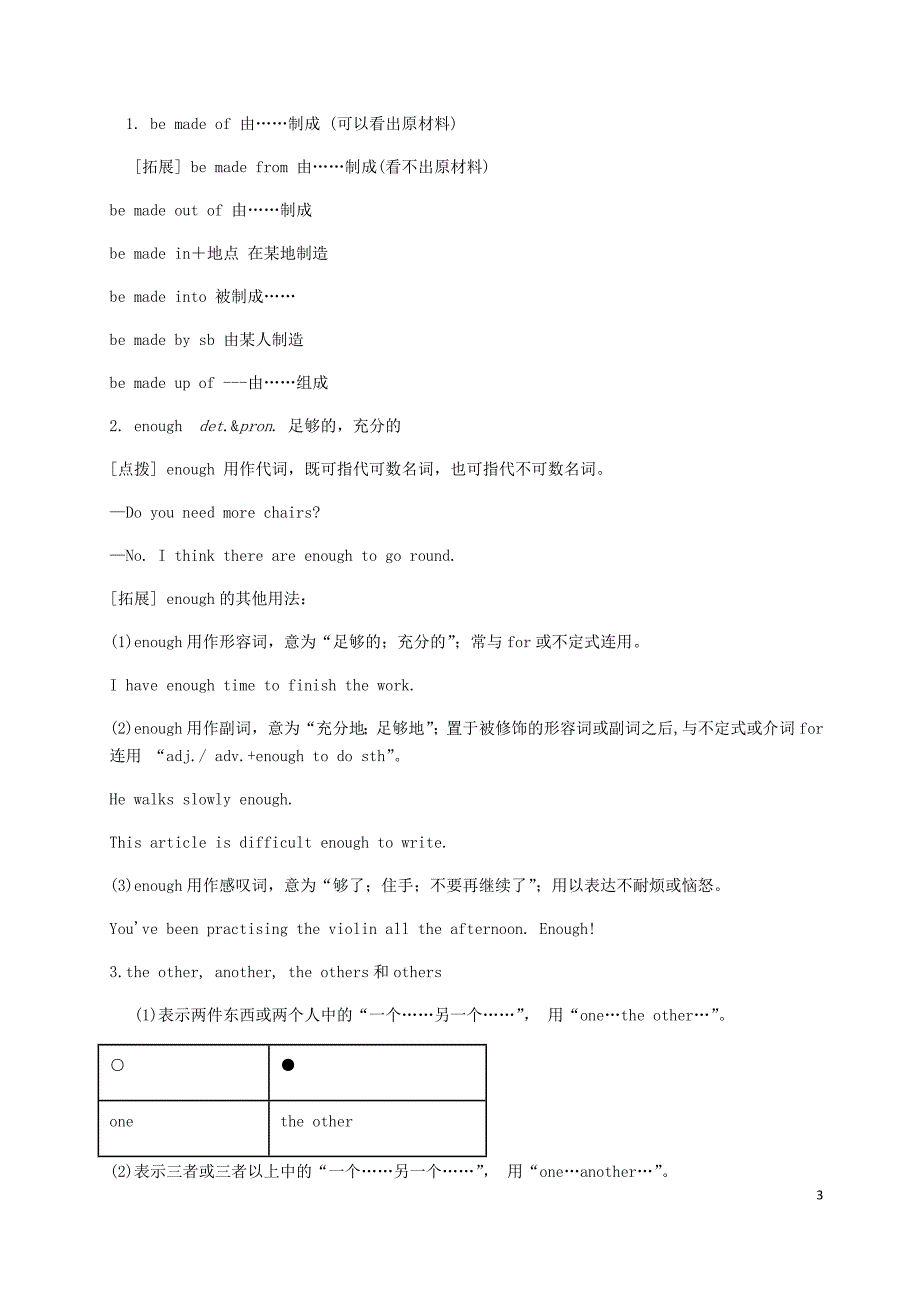 2018年中考英语一轮复习 七上 units 5-8 学案（无答案）_第3页