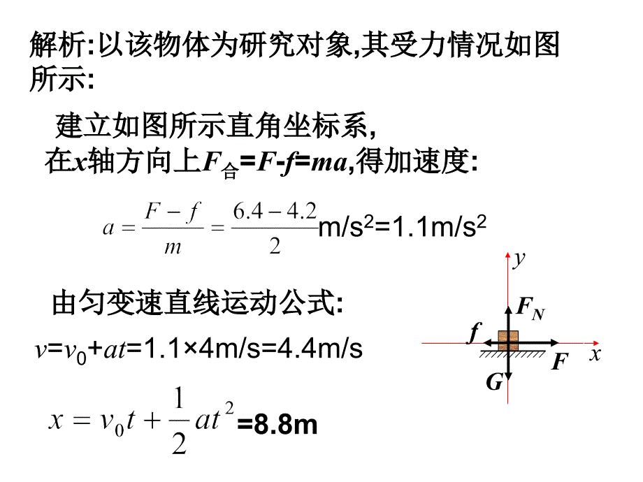 高一物理用牛顿定律解决问题6_第3页