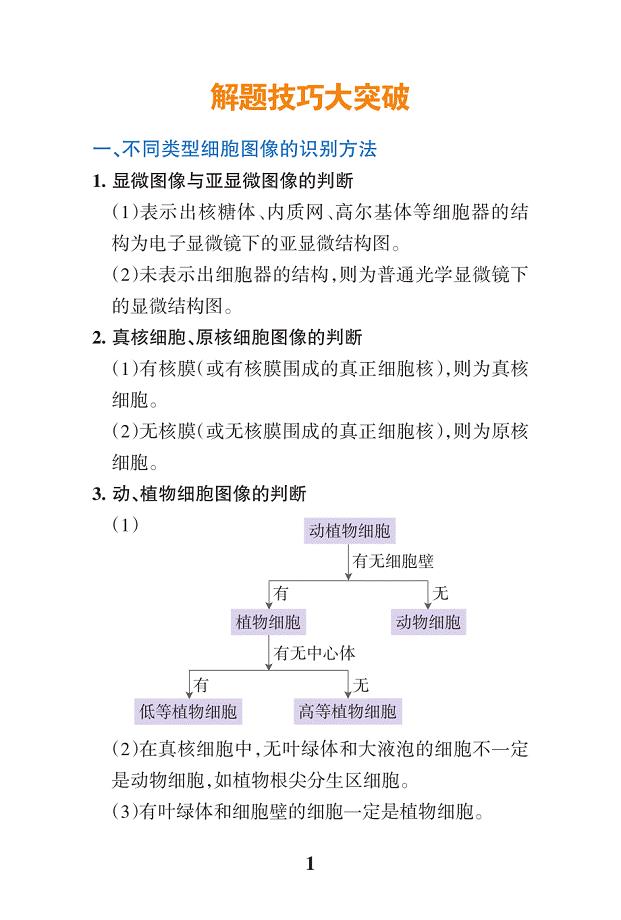 高中生物知识：解题技巧大突破PDF