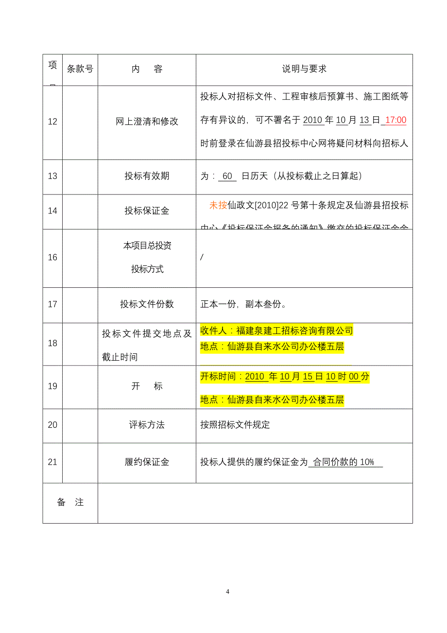 莆田市仙游县石苍乡济川村土地整理项目_第4页