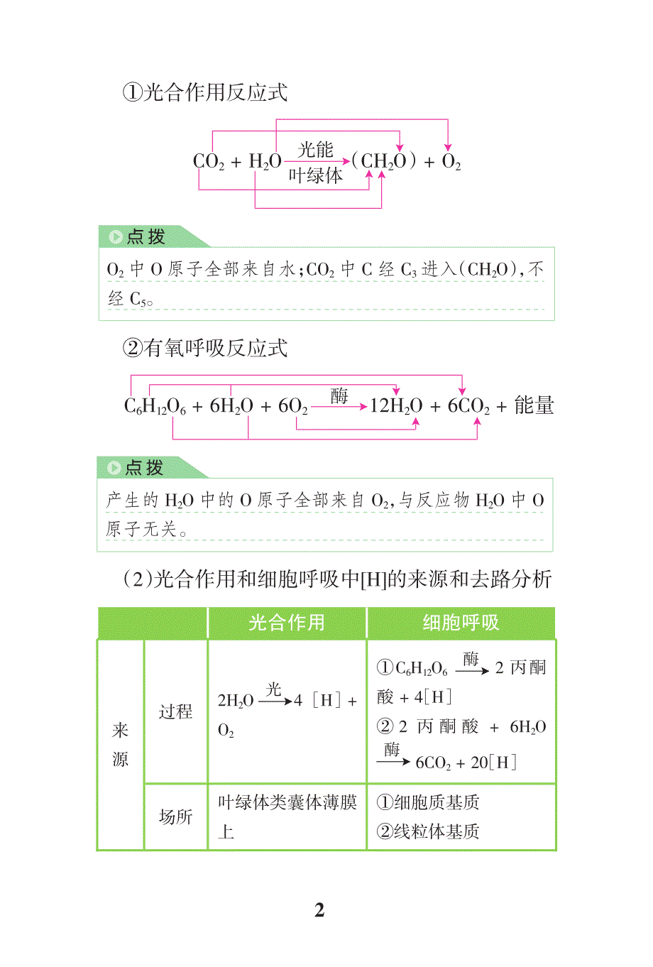 高中生物知识大全-高考生物重点题型解题必备PDF_第2页