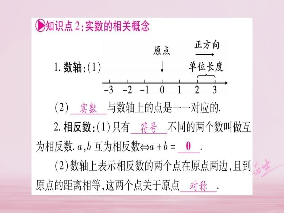 （广西北部湾专版）2018中考数学总复习 第一轮 考点系统复习 第1章 数与式 第1节 实数 课时1 实数的有关概念课件 新人教版_第5页