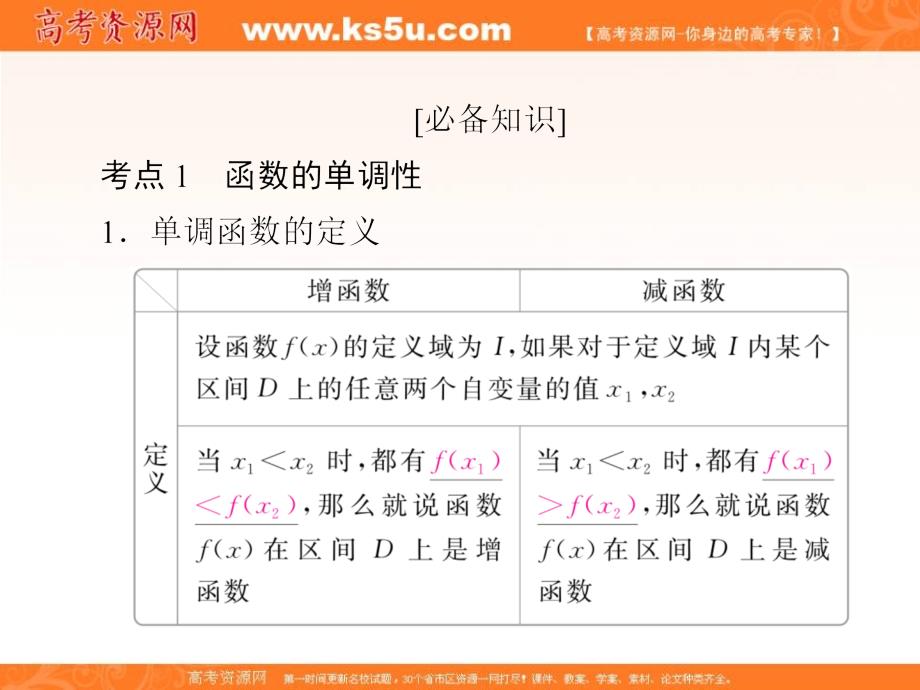 2019版高考数学（理）培优增分一轮全国经典版课件：第2章 函数、导数及其应用2-2 _第4页