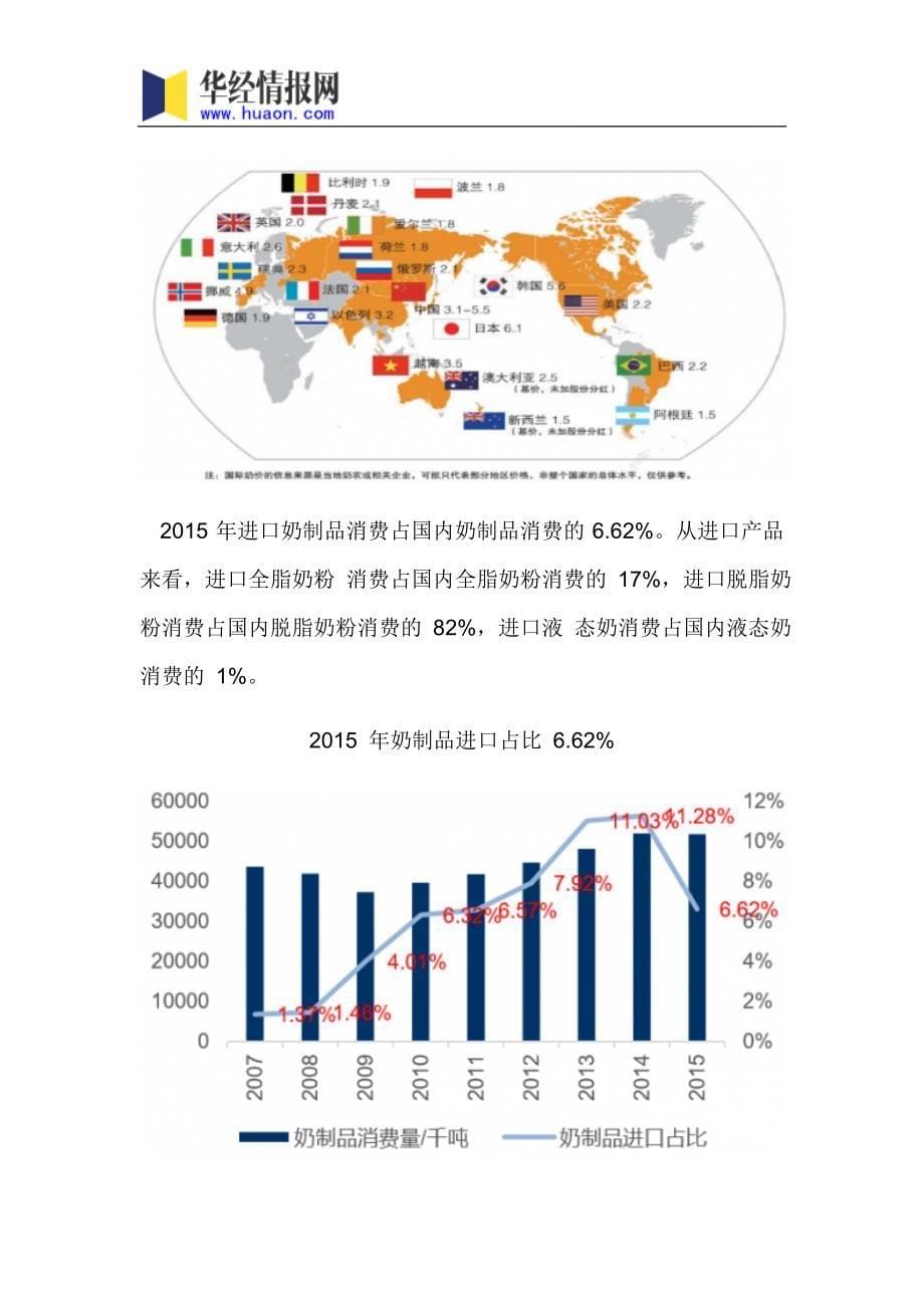 2017年中国乳制品市场竞争格局及发展前景预测_第5页