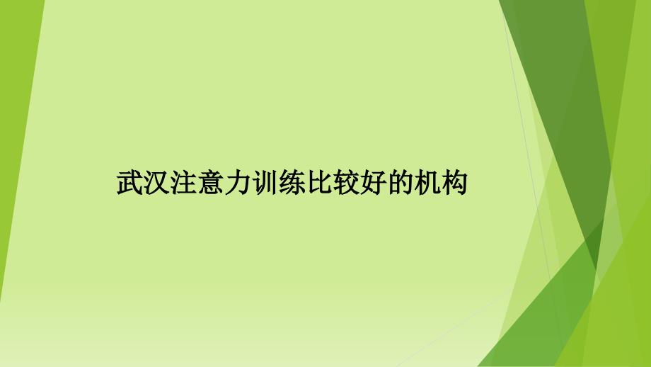 武汉注意力训练比较好的机构_第1页