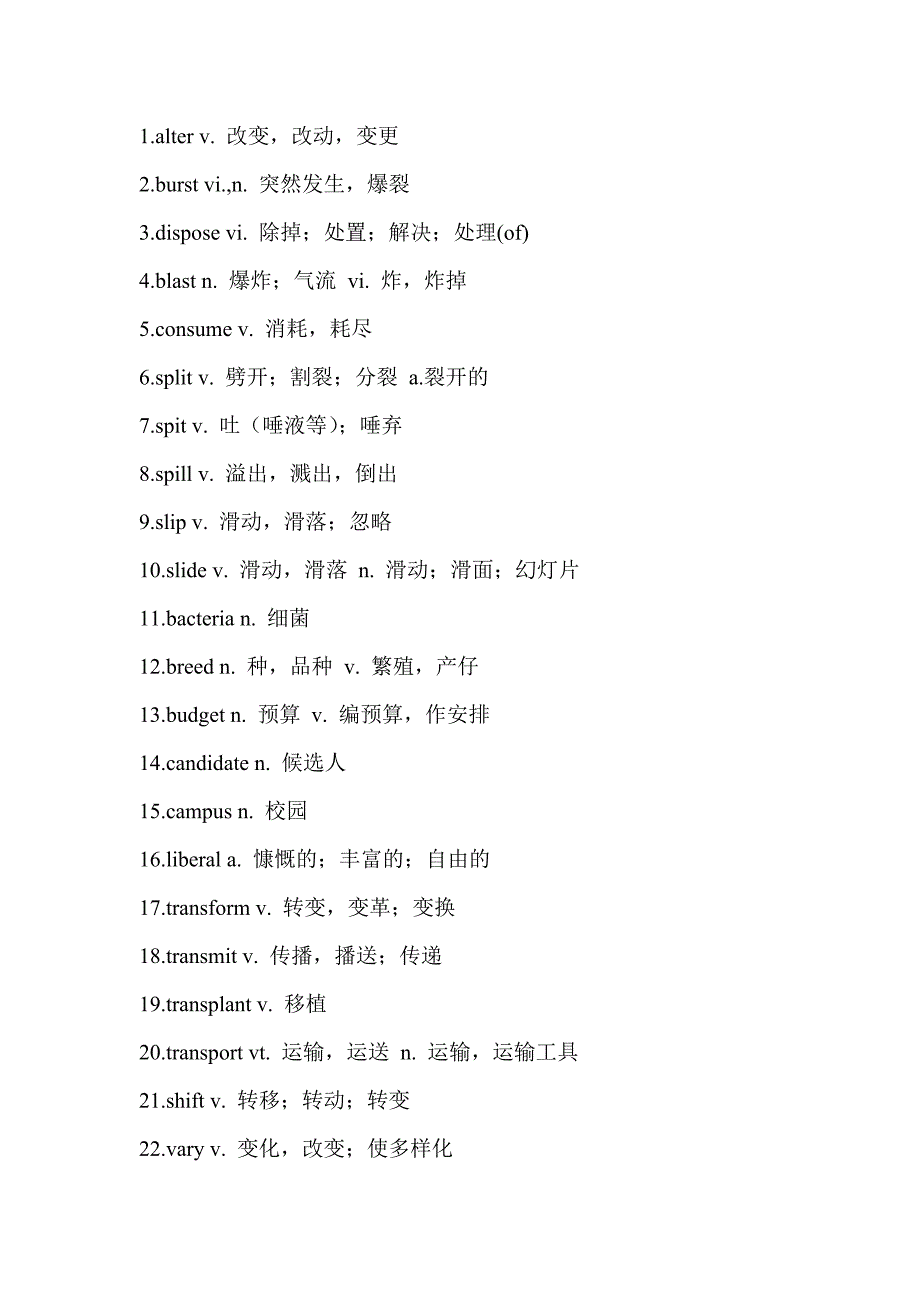 英语四级核心词690个附高频词汇表_第1页