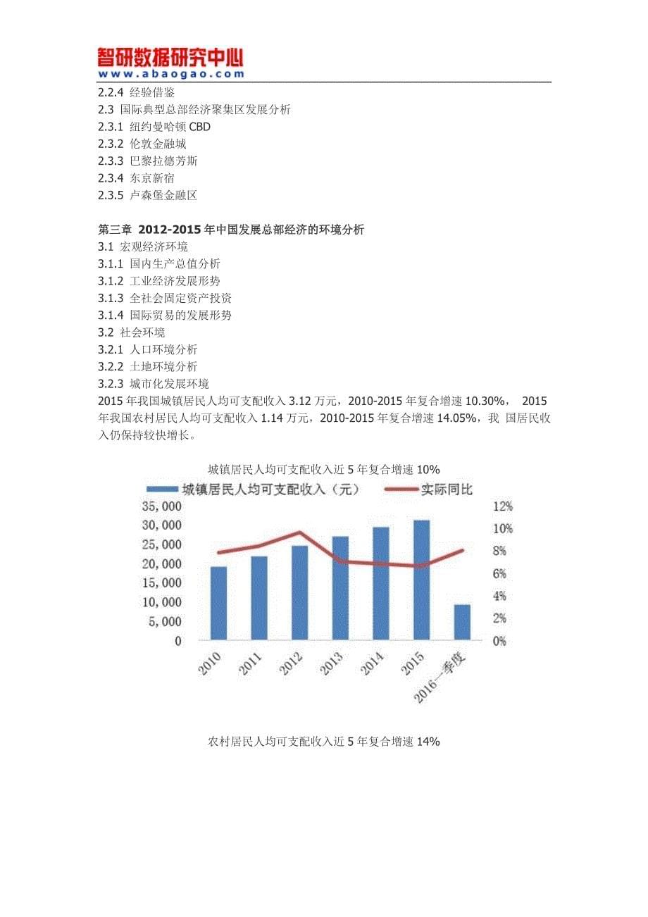 2017-2022年中国总部经济市场供需与市场前景预测报告_第5页