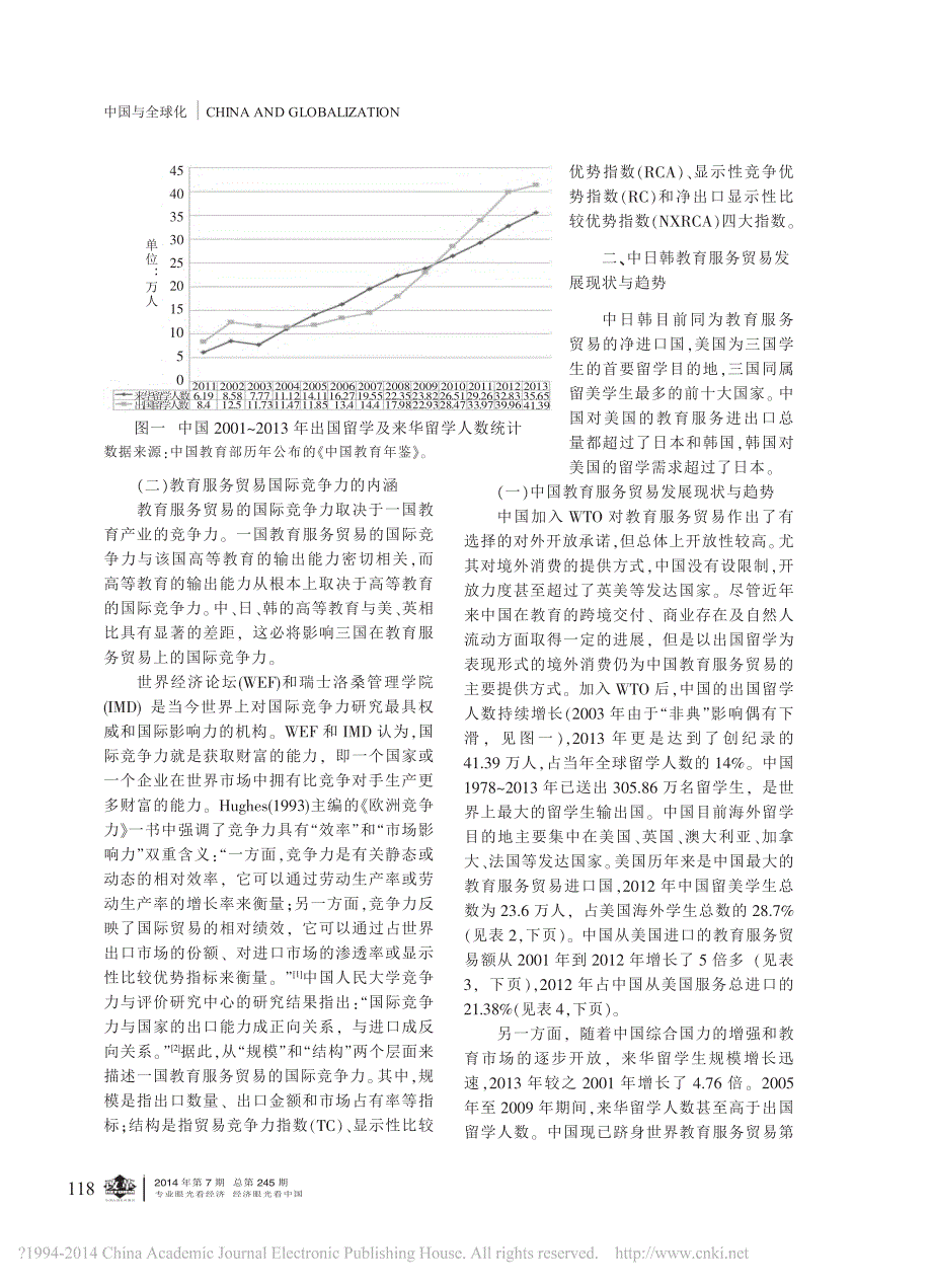 教育服务贸易国际竞争力比较与相关定位_第3页