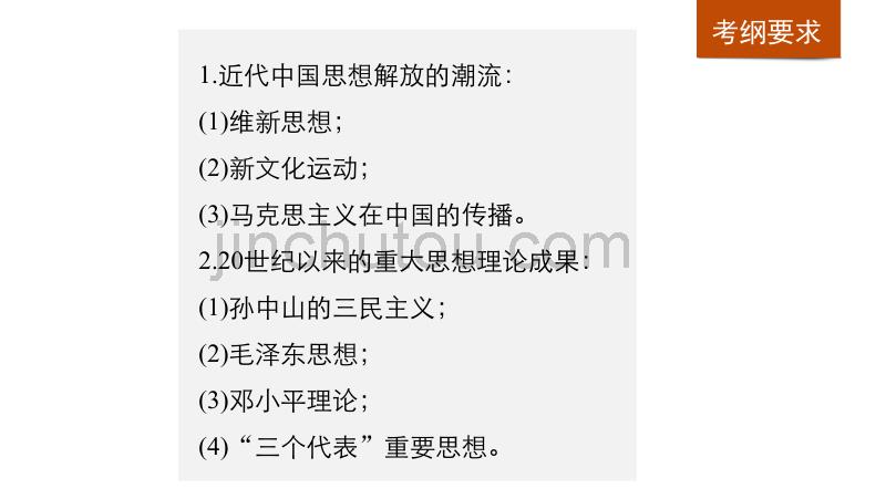 2019版高考历史（人教版）一轮复习课件：必修3 第十四单元单元 中国传统文化主流思想的演变与科技文艺 第38讲 _第5页