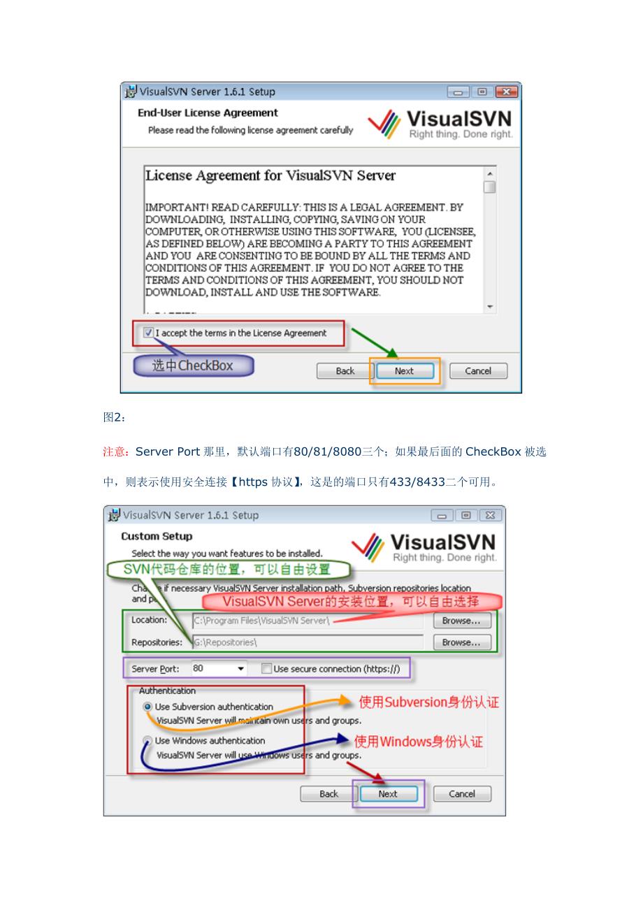 VisualSVN Server安装_配置_使用图文教程_第2页