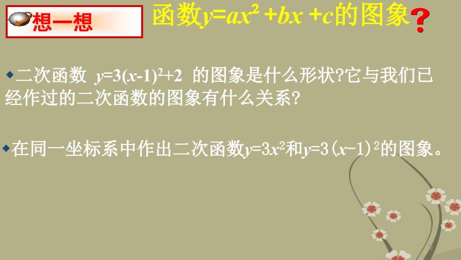 辽宁省凌海市石山初级中学九年级数学下册第二章第四节二次函数的图象课件北师大版_第2页