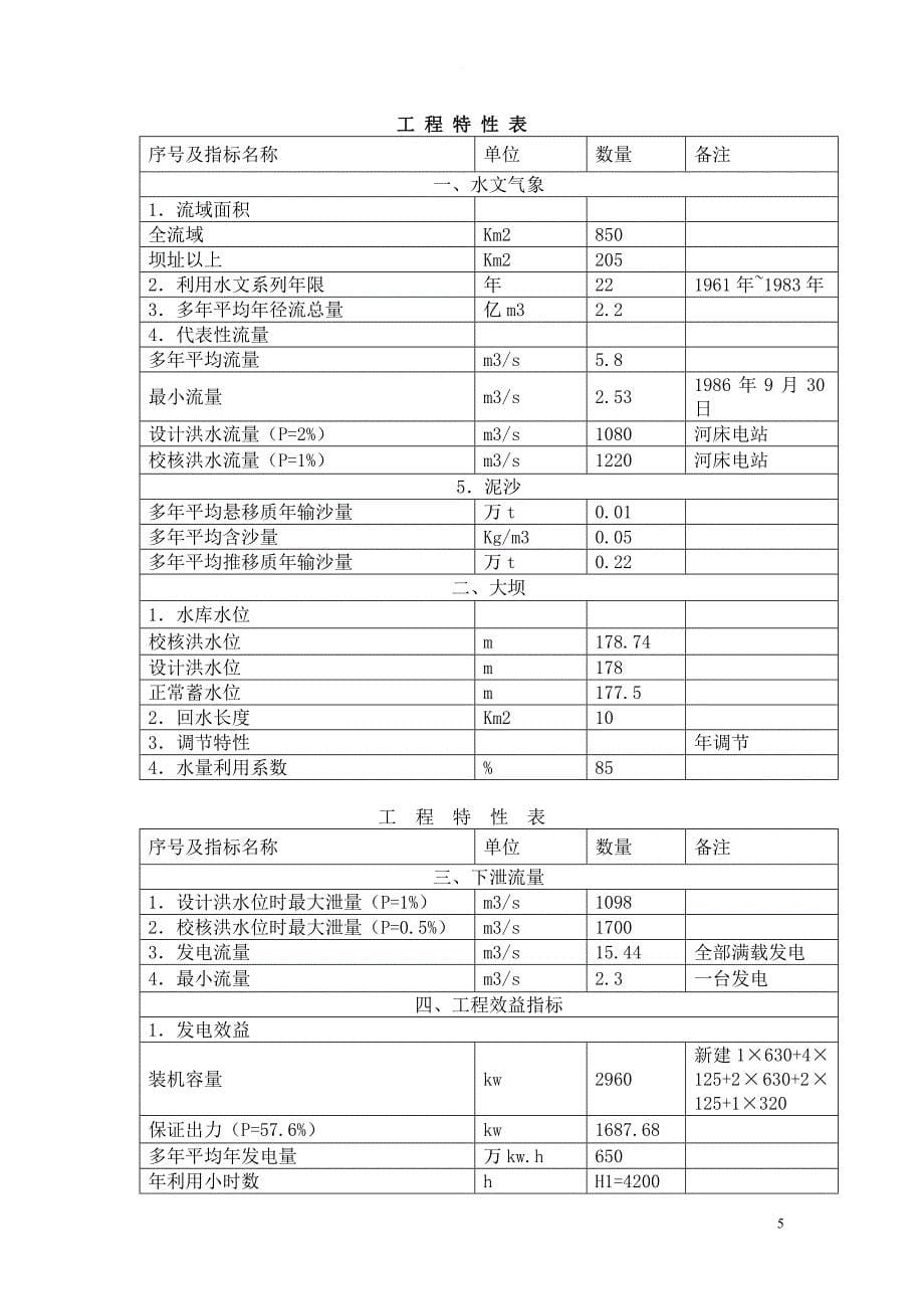 某水库电站增效扩容改造工程初步设计报告_第5页