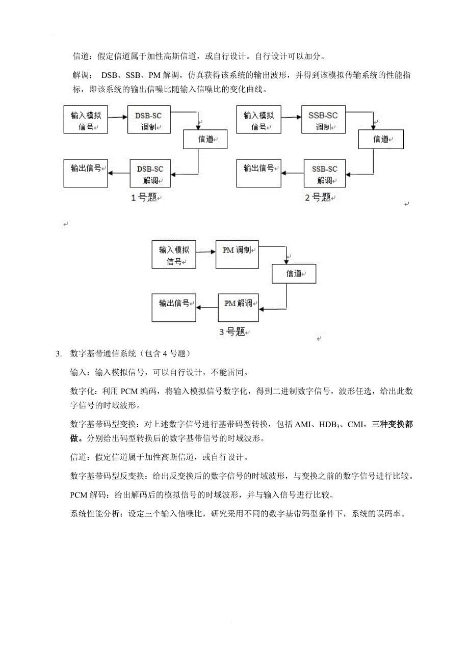 通信原理i_课程设计指导书_最新版_第5页