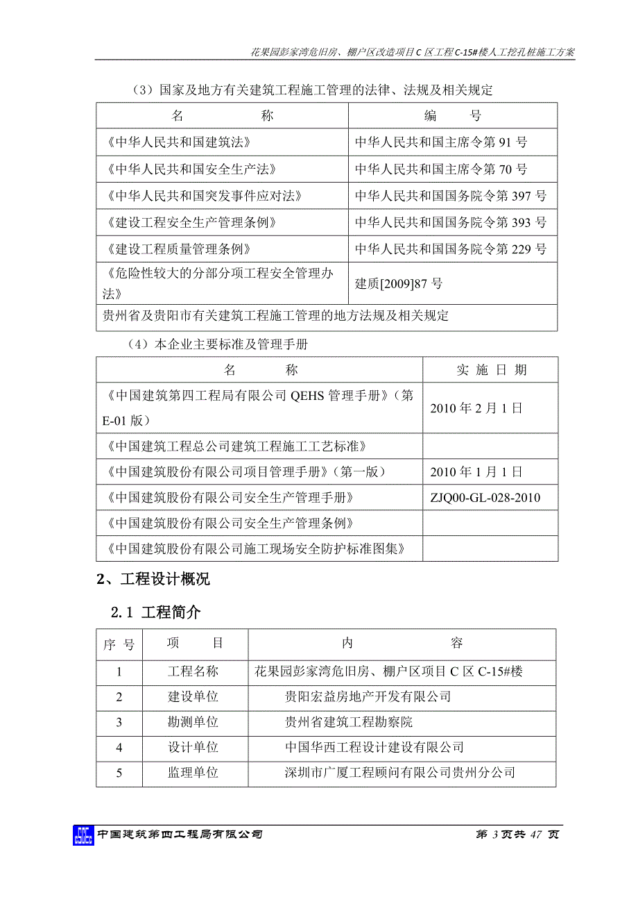 花果园彭家湾危旧房棚户区改造项目c区工程c-15楼人工挖孔桩_第4页