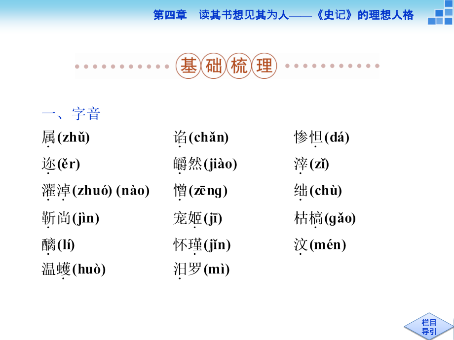 语文苏教版选修《史记选读》课件：第四章屈原列传_第3页