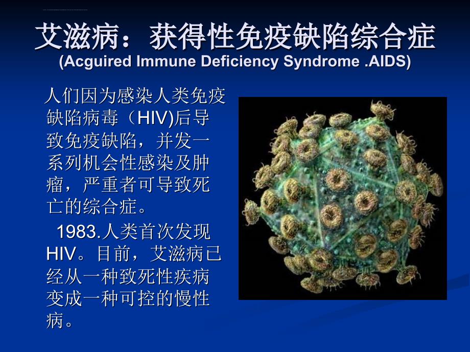 艾滋病的简述ppt课件_第3页