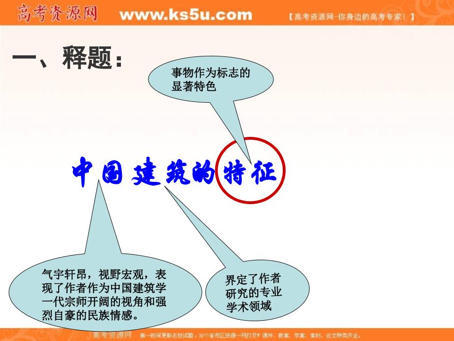 高中语文人教版必修五课件：11《中国建筑的特征》 （共33张ppt） _第3页