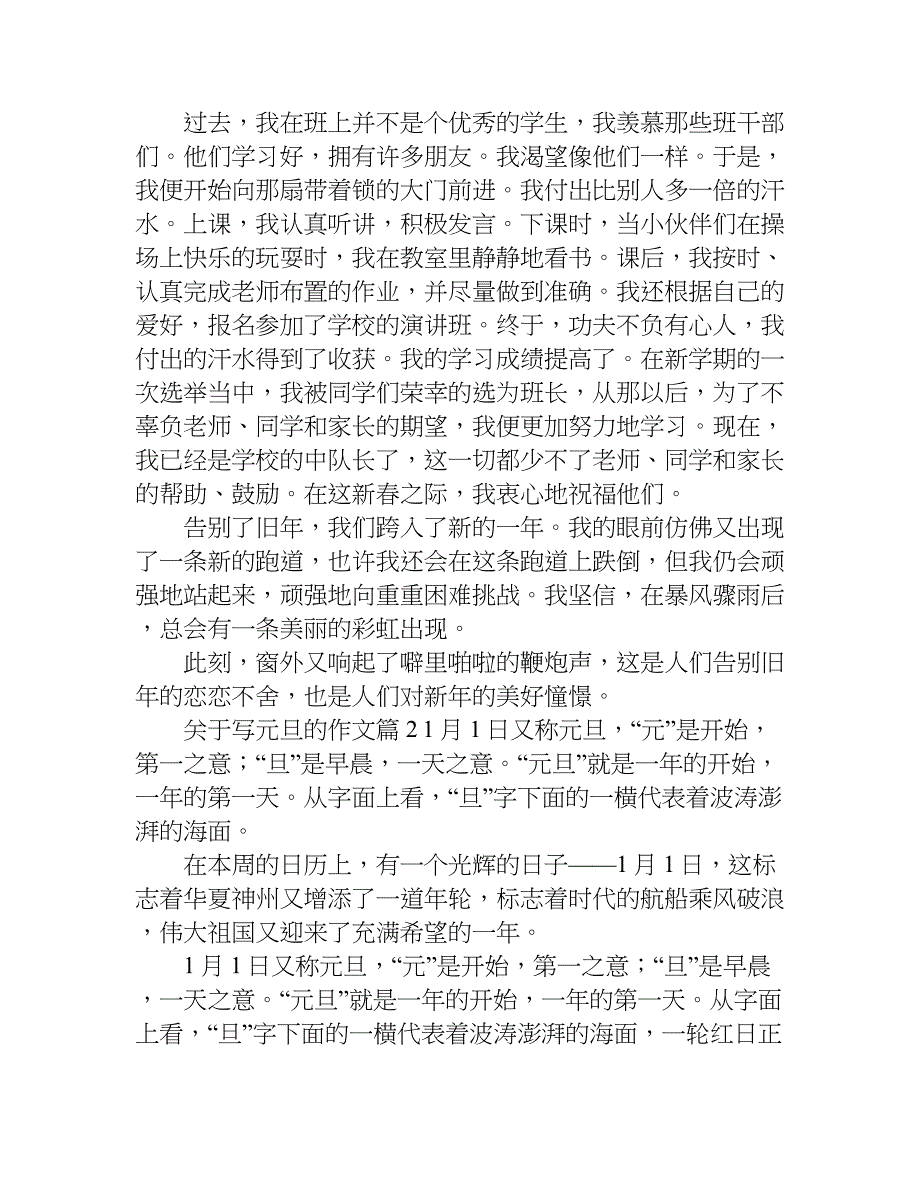 关于写元旦的作文3篇.doc_第2页