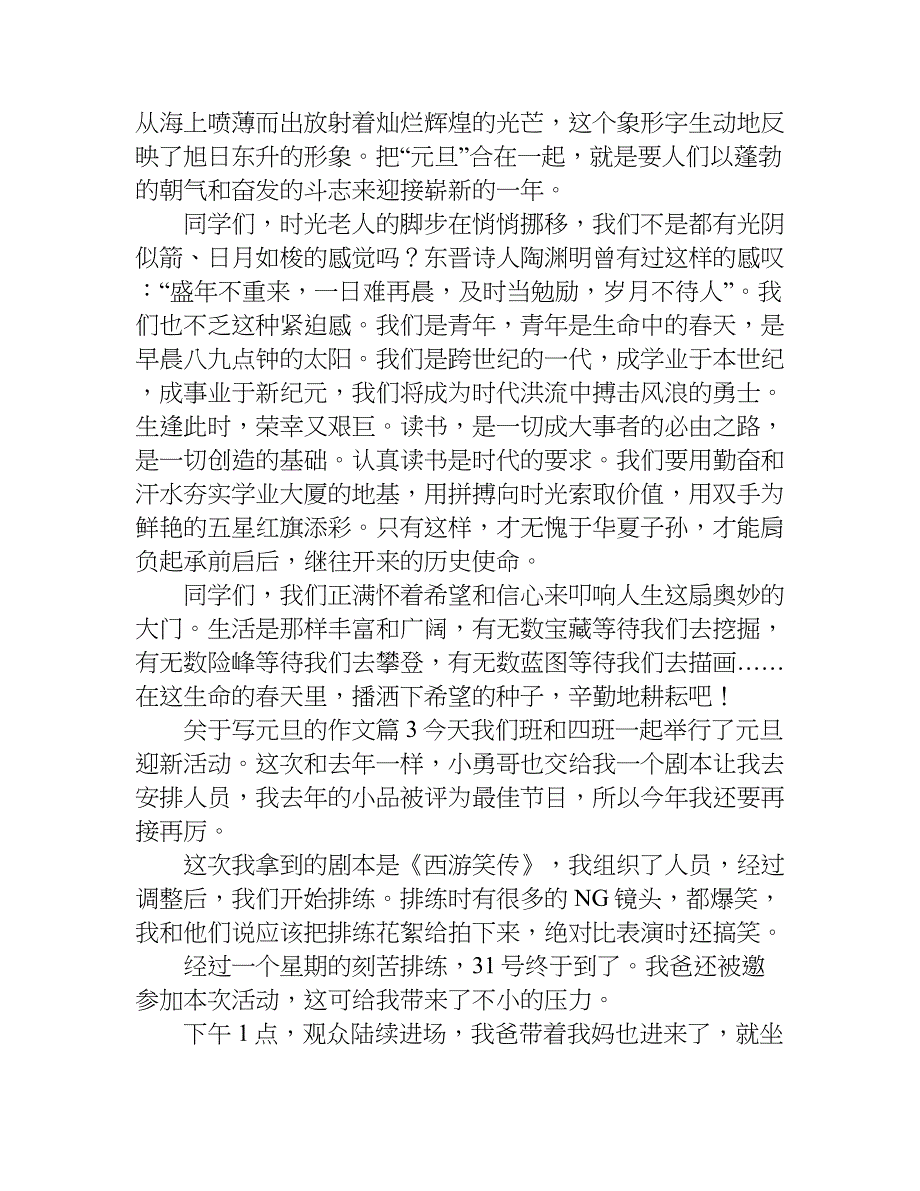 关于写元旦的作文3篇.doc_第3页