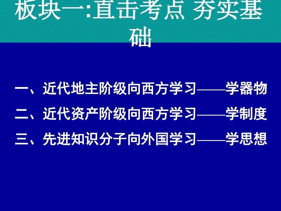 高三历史复习课件近代中国思想解放潮流_第5页