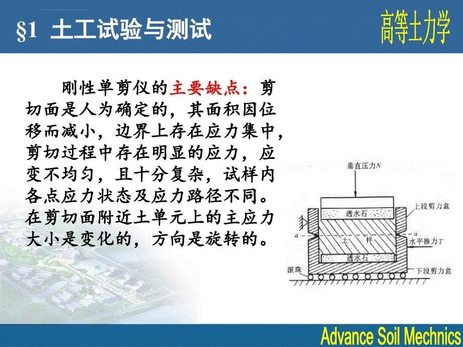 高等土力学课件11室内试验12模型试验_第5页