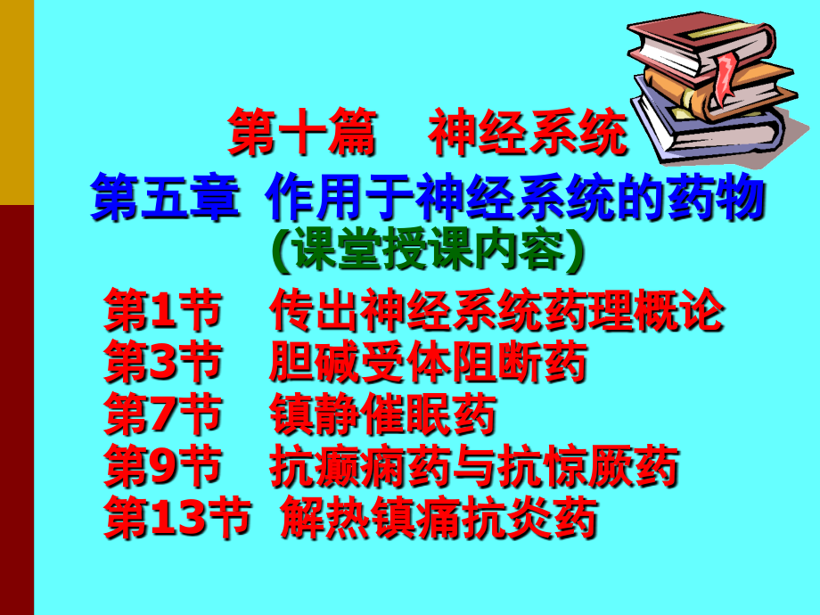 基础医学概论-神经系统药理-作用于神经系统的药物教学课件_第2页