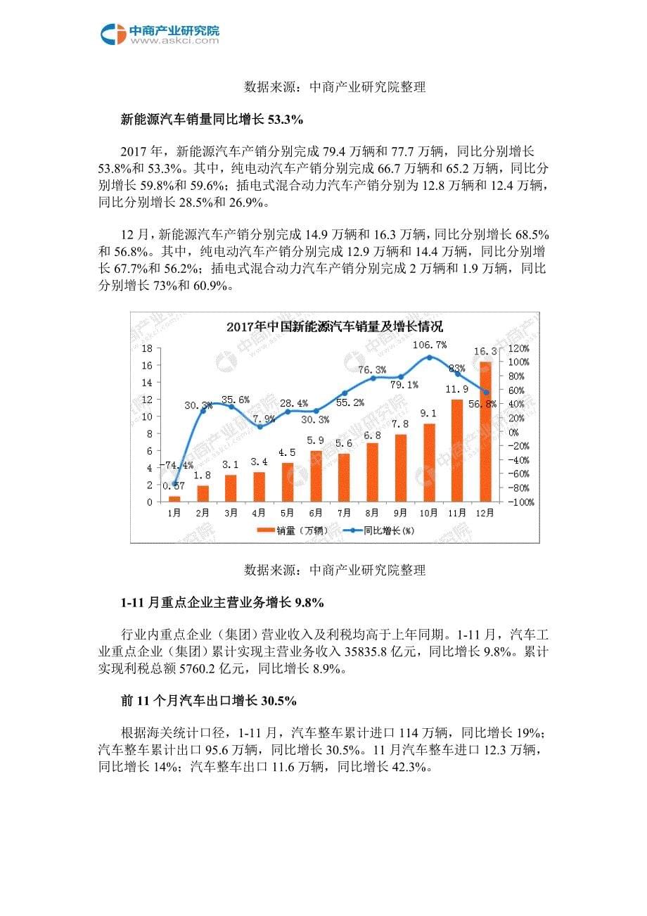 2017年度中国汽车工业经济运行情况分析_第5页