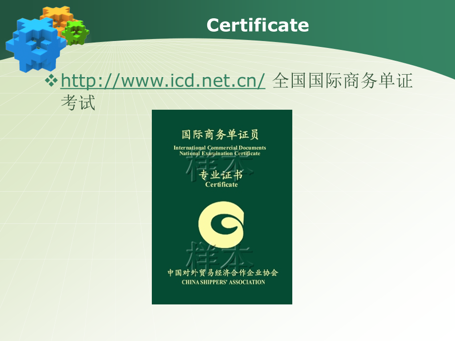 International trade documentation 国际商务单证_第3页