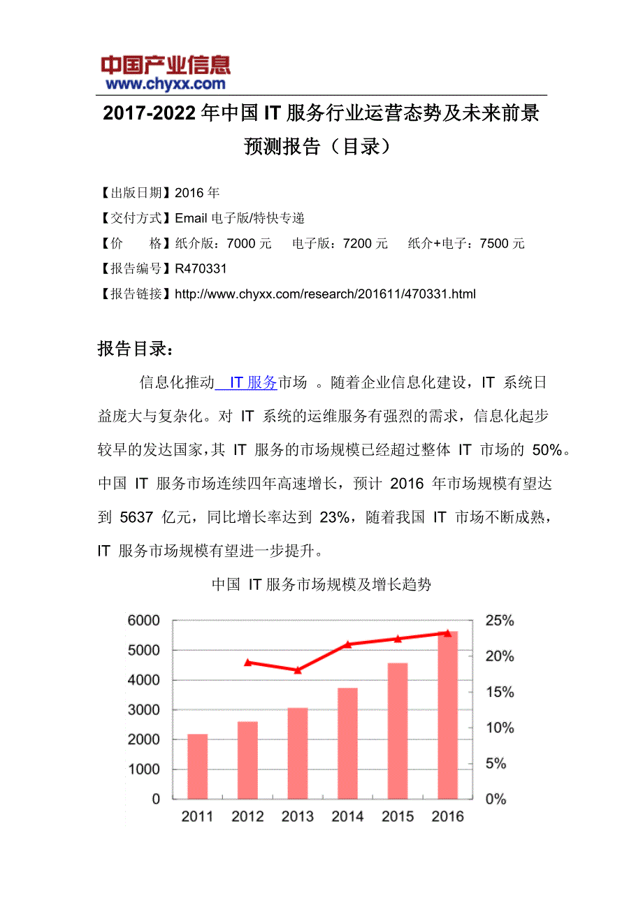 2017-2022年中国IT服务行业运营态势研究报告_第3页