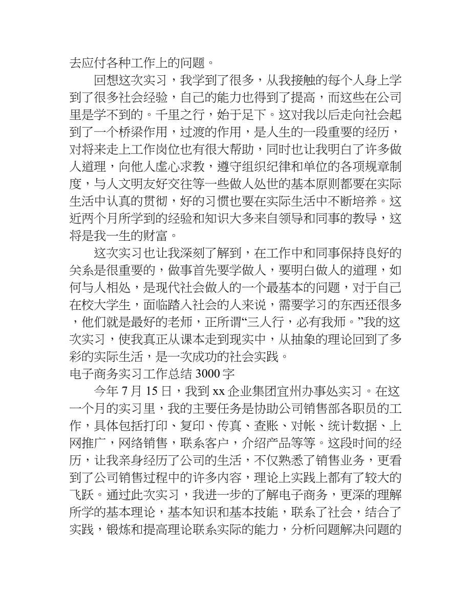 电子商务实习工作总结3000字.doc_第5页