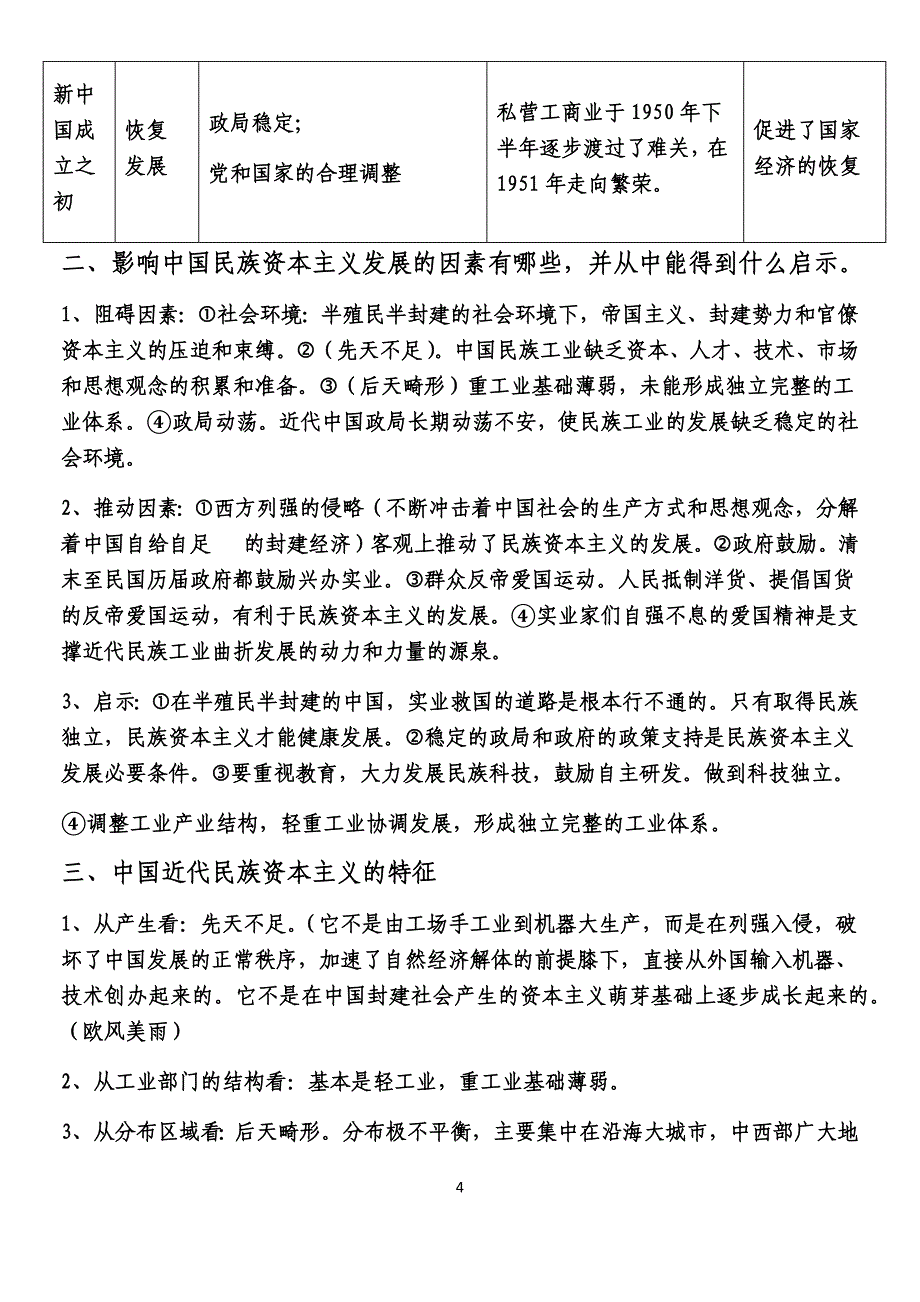 临清三中2017级高一年级必修二历史背诵学案三_第4页