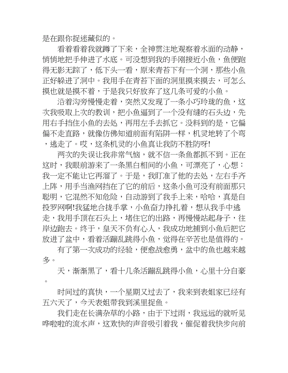 精选优秀暑假捕鱼作文500字.doc_第3页