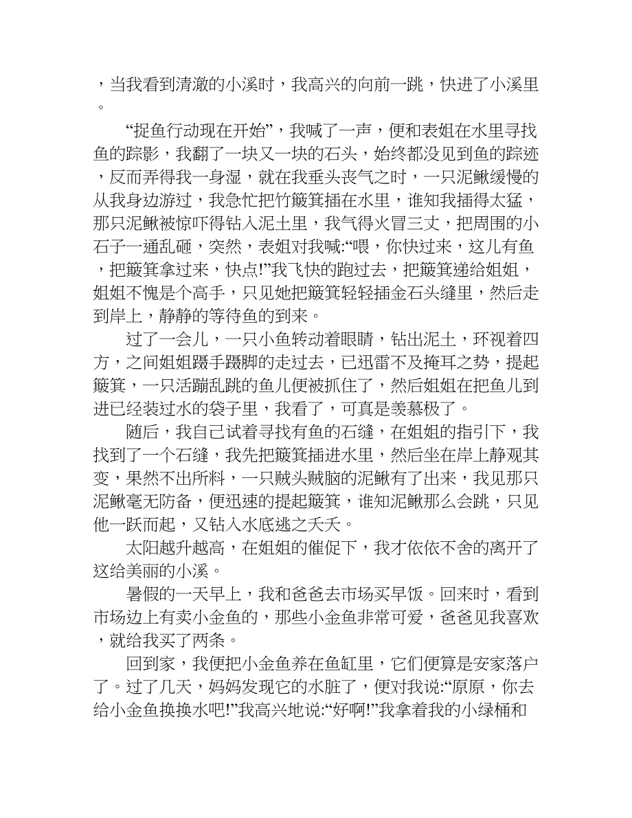 精选优秀暑假捕鱼作文500字.doc_第4页