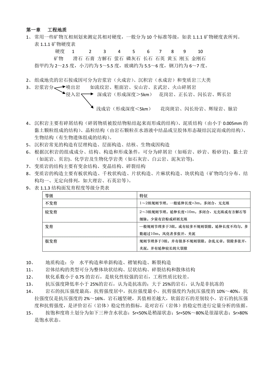 2015年造价工程师土建计量重点笔记摘要_第1页