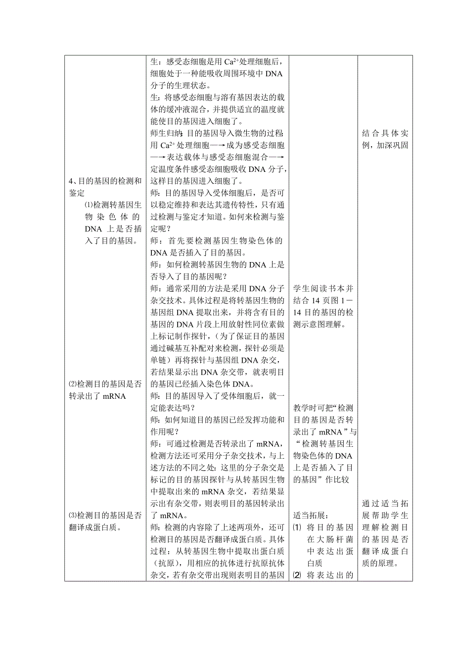 基因工程的基本操作程序教案_第4页